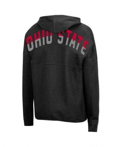 Women's Black Ohio State Buckeyes Two-Hit Full-Zip Hoodie Black $32.50 Sweatshirts