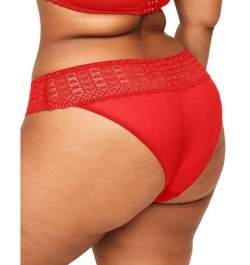 Nymphadora Women's Plus-Size Bikini Panty Red $14.97 Panty