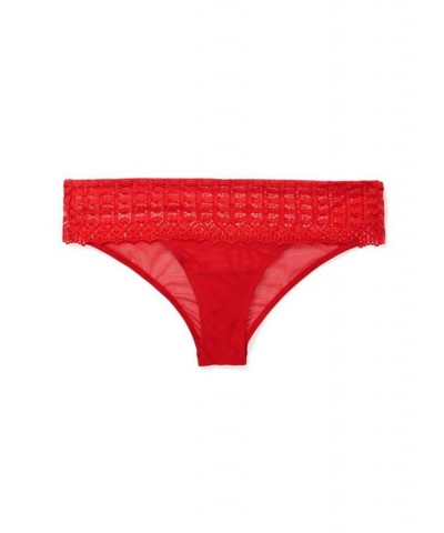 Nymphadora Women's Plus-Size Bikini Panty Red $14.97 Panty