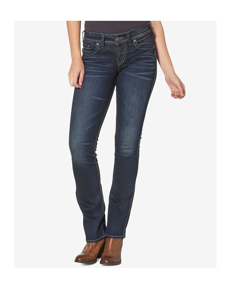 Suki Mid Rise Curvy Slim Bootcut Jeans Indigo $47.52 Jeans