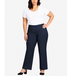 Plus Size Super Stretch Bootcut Average Pants Indigo $38.71 Pants