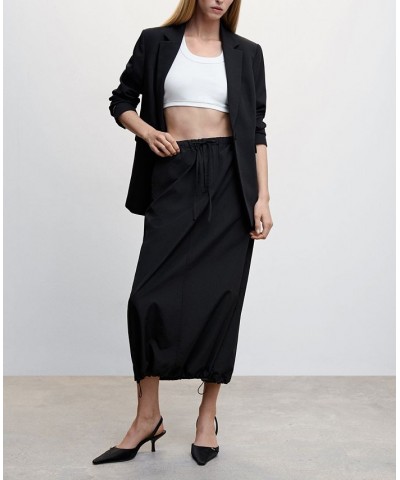 Women's Parachute Skirt Black $43.99 Skirts