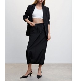 Women's Parachute Skirt Black $43.99 Skirts