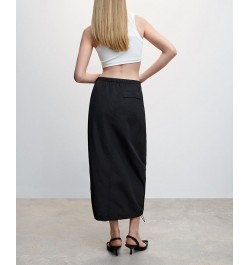 Women's Parachute Skirt Black $43.99 Skirts