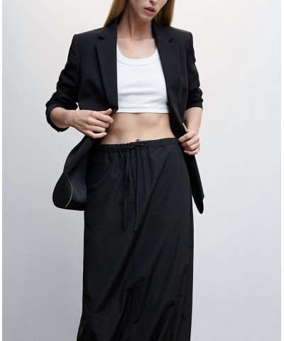 Women's Parachute Skirt Black $43.99 Skirts