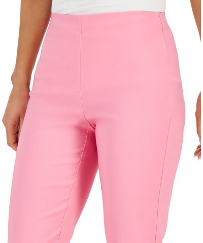 Women's Chelsea Pull-On Tummy-Control Capris Pink $17.09 Pants