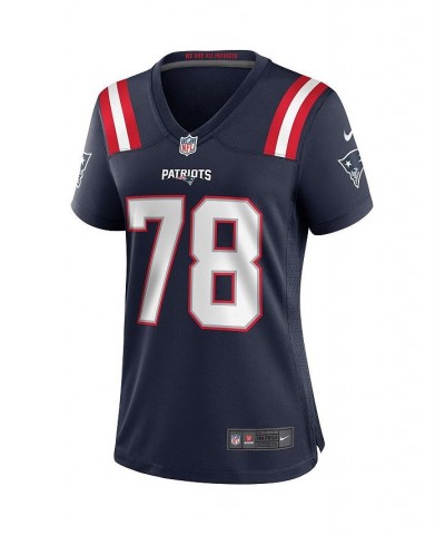 Women's Bruce Armstrong Navy New England Patriots Game Retired Player Jersey Navy $43.40 Jersey