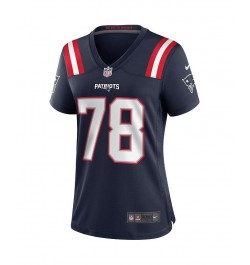 Women's Bruce Armstrong Navy New England Patriots Game Retired Player Jersey Navy $43.40 Jersey