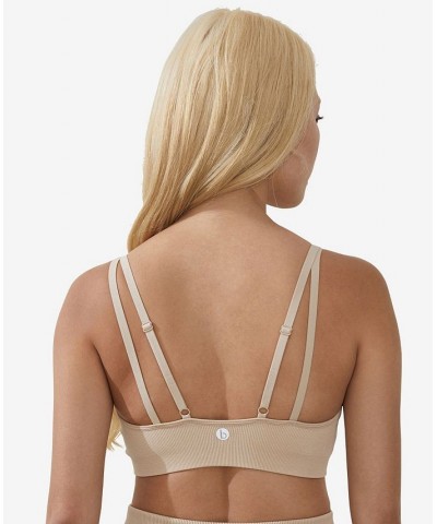 Women's Seamless Bra Crop Top Sesame $23.59 Tops