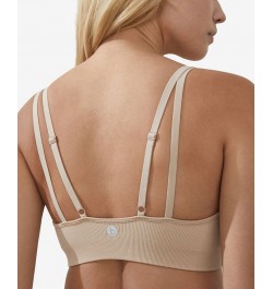 Women's Seamless Bra Crop Top Sesame $23.59 Tops