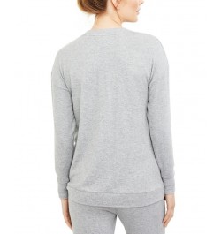 Maternity Nursing Sleep Top Heather Grey $24.98 Sleepwear