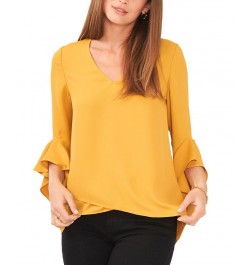 Women's Flutter-Sleeve Top Honey Pot $50.49 Tops