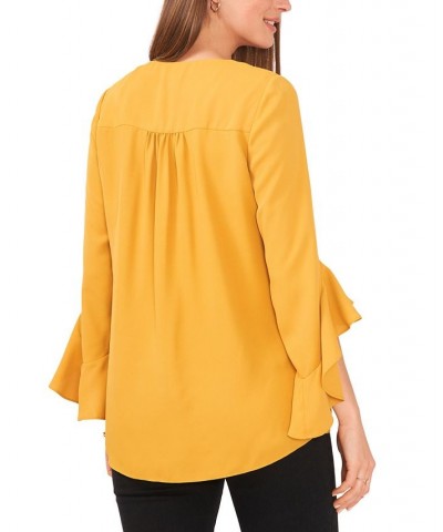 Women's Flutter-Sleeve Top Honey Pot $50.49 Tops