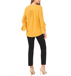 Women's Flutter-Sleeve Top Honey Pot $50.49 Tops