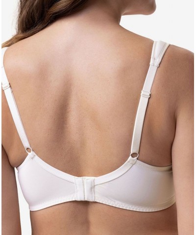 Women's Leila Light Padded Demi Bra D001725LA085 White $18.90 Bras