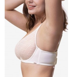 Women's Leila Light Padded Demi Bra D001725LA085 White $18.90 Bras