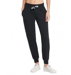 Women's Logo-Drawstring Jogger Pants Black $18.68 Pants