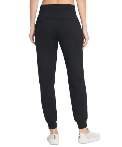 Women's Logo-Drawstring Jogger Pants Black $18.68 Pants