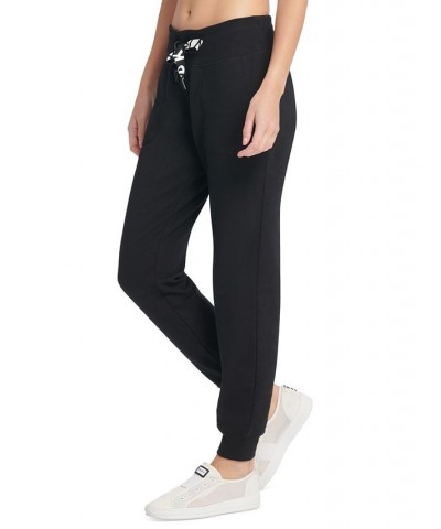 Women's Logo-Drawstring Jogger Pants Black $18.68 Pants