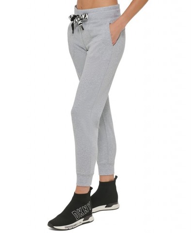 Women's Logo-Drawstring Jogger Pants Black $18.68 Pants