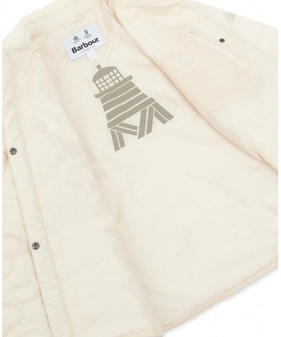 Women's Leilani Quilted Patch-Pocket Jacket Ivory/Cream $124.70 Coats