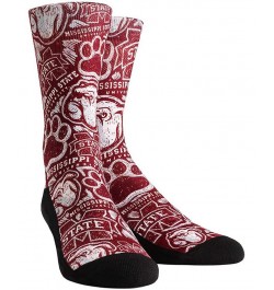 Women's Maroon Mississippi State Bulldogs Logo Sketch Crew Socks Maroon $15.00 Socks