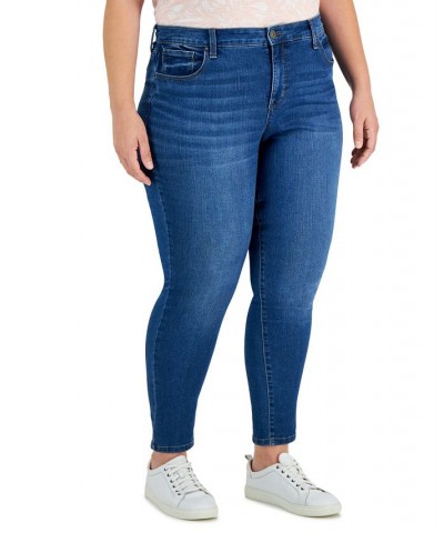 Plus Size Mid-Rise Curvy Skinny Jeans Black $13.44 Jeans