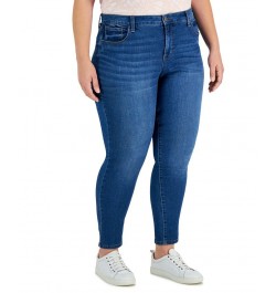 Plus Size Mid-Rise Curvy Skinny Jeans Black $13.44 Jeans