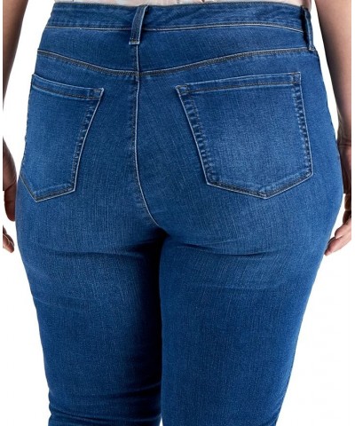 Plus Size Mid-Rise Curvy Skinny Jeans Black $13.44 Jeans