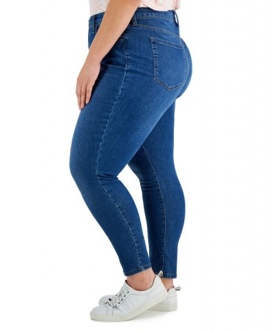 Plus Size Mid-Rise Curvy Skinny Jeans Black $13.44 Jeans