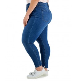 Plus Size Mid-Rise Curvy Skinny Jeans Black $13.44 Jeans