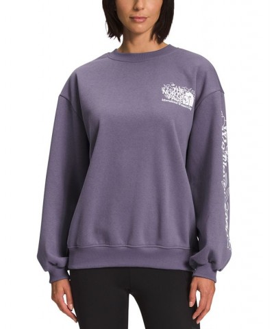 Women's IWD Oversized Crewneck Sweatshirt Lunar Slate $35.00 Sweatshirts