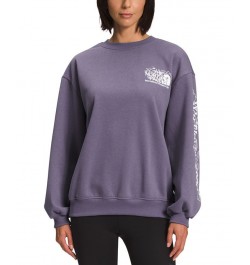 Women's IWD Oversized Crewneck Sweatshirt Lunar Slate $35.00 Sweatshirts