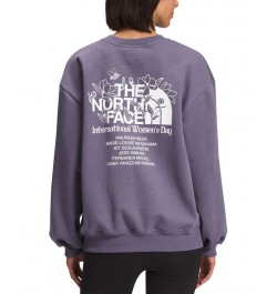 Women's IWD Oversized Crewneck Sweatshirt Lunar Slate $35.00 Sweatshirts