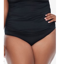 Plus Size High-Neck Tankini Top & Swim Bottom Black $55.90 Swimsuits