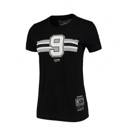 Women's Tony Parker Black San Antonio Spurs Team Stripe V-Neck T-shirt Black $19.35 Tops