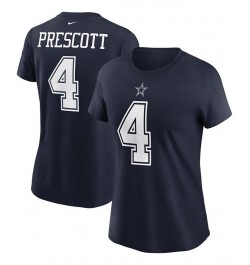 Women's Dak Prescott Navy Dallas Cowboys Name Number T-shirt Navy $25.00 Tops