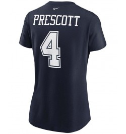 Women's Dak Prescott Navy Dallas Cowboys Name Number T-shirt Navy $25.00 Tops