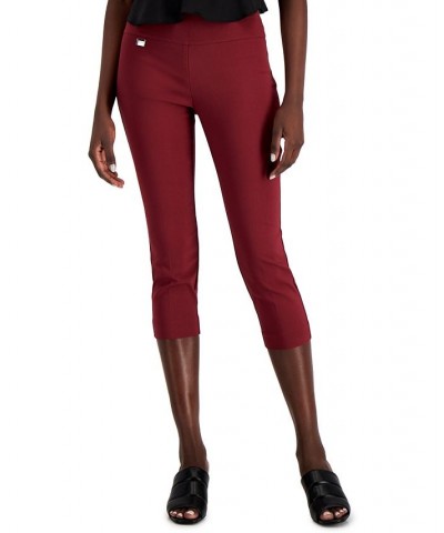 Essential Capri Pull-On with Tummy-Control Crimson $15.12 Pants
