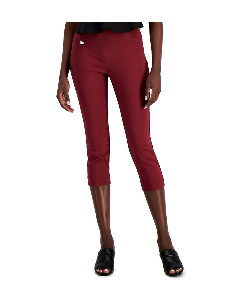 Essential Capri Pull-On with Tummy-Control Crimson $15.12 Pants