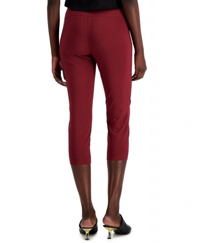 Essential Capri Pull-On with Tummy-Control Crimson $15.12 Pants