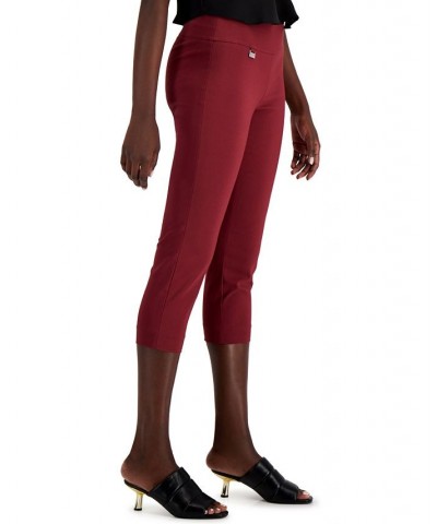 Essential Capri Pull-On with Tummy-Control Crimson $15.12 Pants