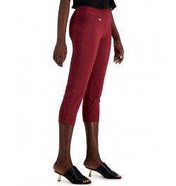 Essential Capri Pull-On with Tummy-Control Crimson $15.12 Pants