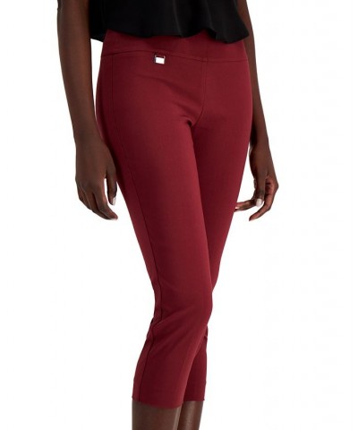 Essential Capri Pull-On with Tummy-Control Crimson $15.12 Pants