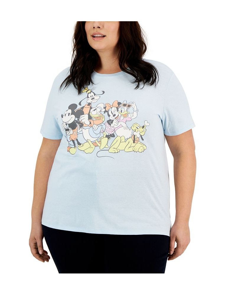 Trendy Plus Size Mickey & Friends T-Shirt Omphalodes $21.84 Tops