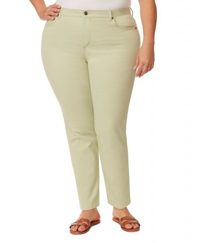 Plus Size Amanda Shirt & Amanda Jeans Matcha Latte $17.27 Outfits