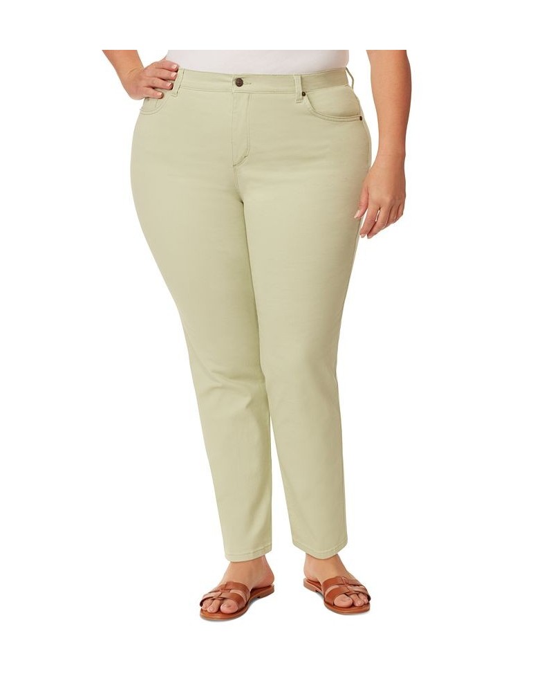 Plus Size Amanda Shirt & Amanda Jeans Matcha Latte $17.27 Outfits