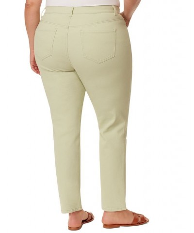 Plus Size Amanda Shirt & Amanda Jeans Matcha Latte $17.27 Outfits