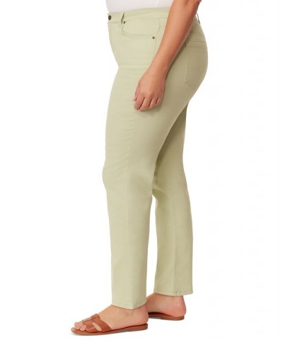 Plus Size Amanda Shirt & Amanda Jeans Matcha Latte $17.27 Outfits