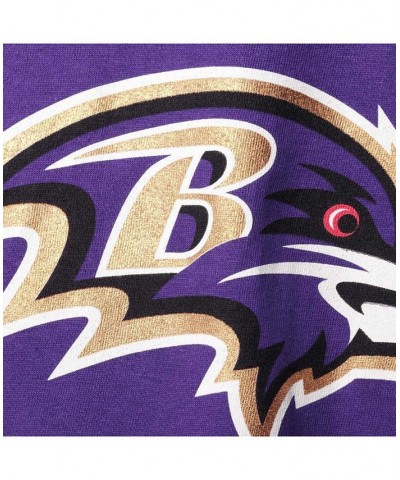 Women's Plus Size Purple Baltimore Ravens Primary Logo Long Sleeve T-shirt Purple $19.35 Tops